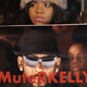 A protestor calling to #MuteRKelly